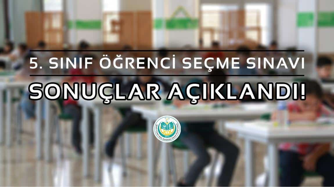 SONUÇLAR AÇIKLANDI