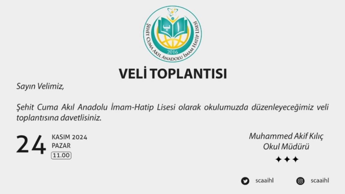 VELİ TOPLANTISI